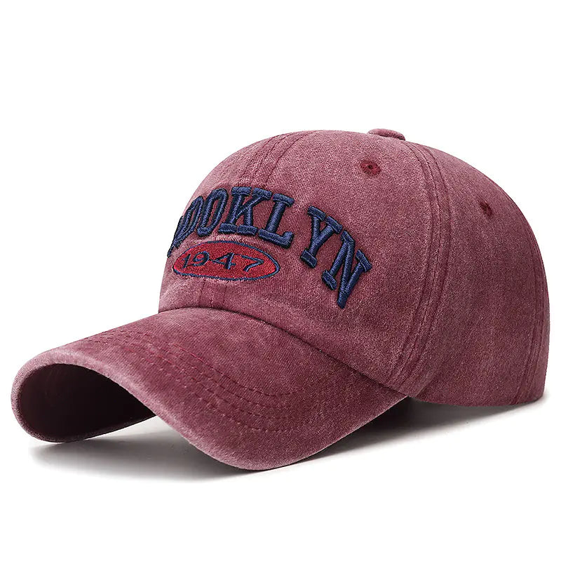 Embroidered Lettering Cap