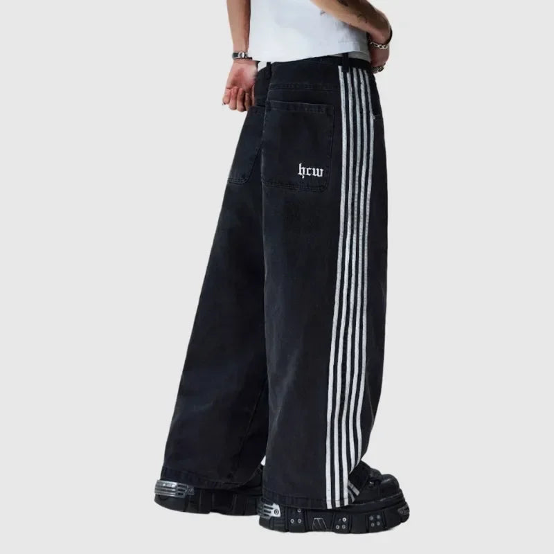 Baggy Stripe Jeans