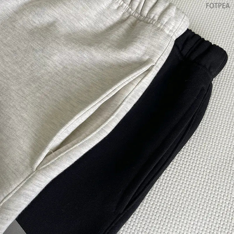 Loose Fleece Number Shorts