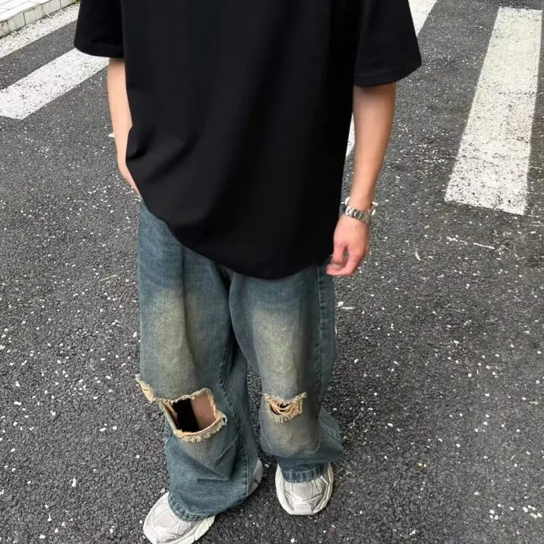 Distressed Ripped Jeans