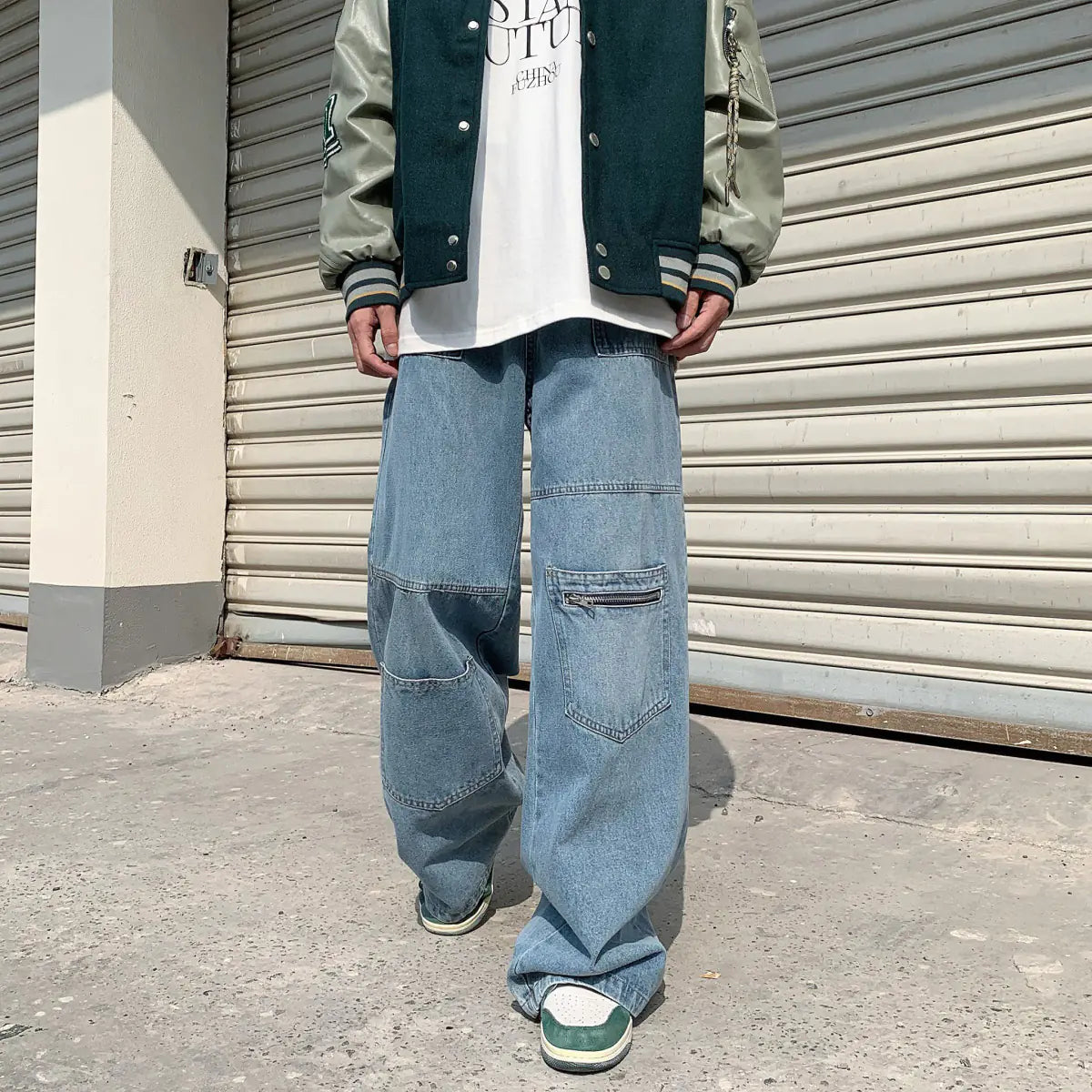 Baggy Multi Pocket Jeans