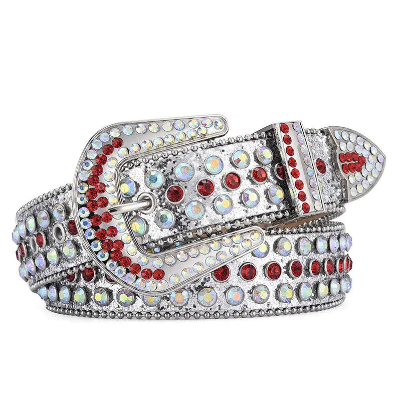 Rhinestone Studded Belt