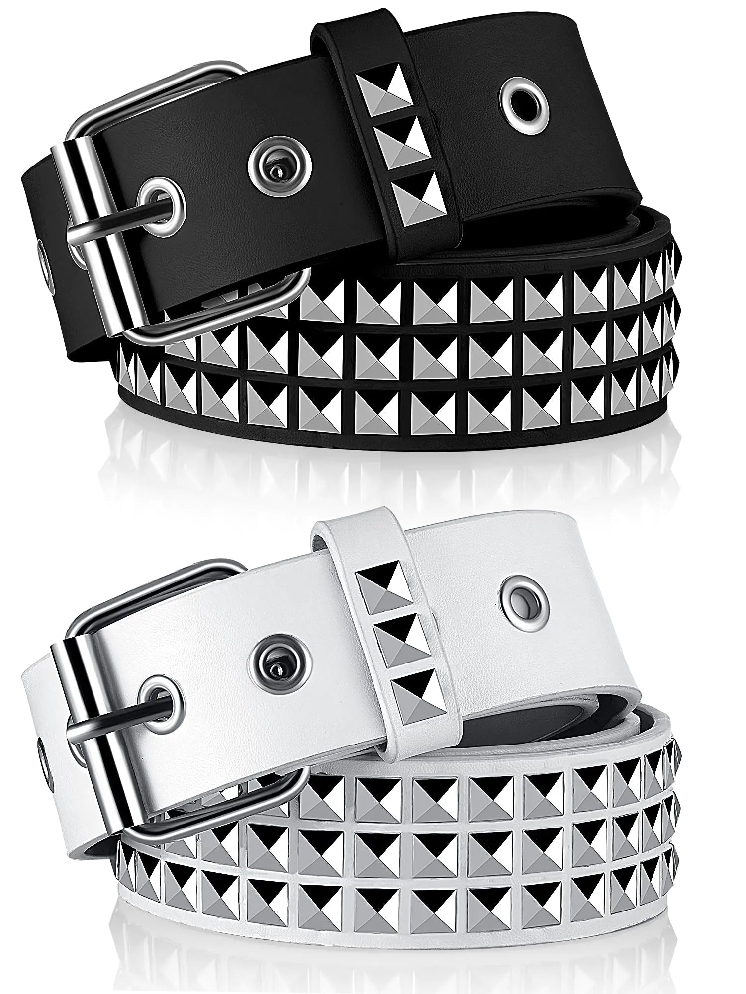 Studded Belt 2 Pack