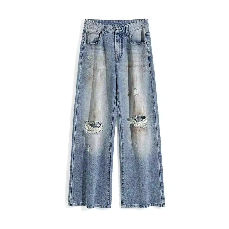 Distressed Ripped Jeans