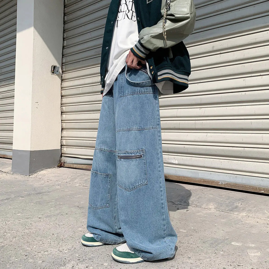 Baggy Multi Pocket Jeans