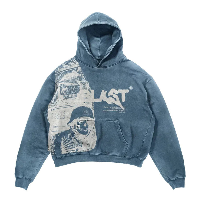 Printed Graphic Hoodie