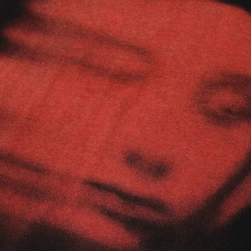 Face Print Graphic Tee